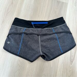 Lululemon Gray Speed Up Shorts 6